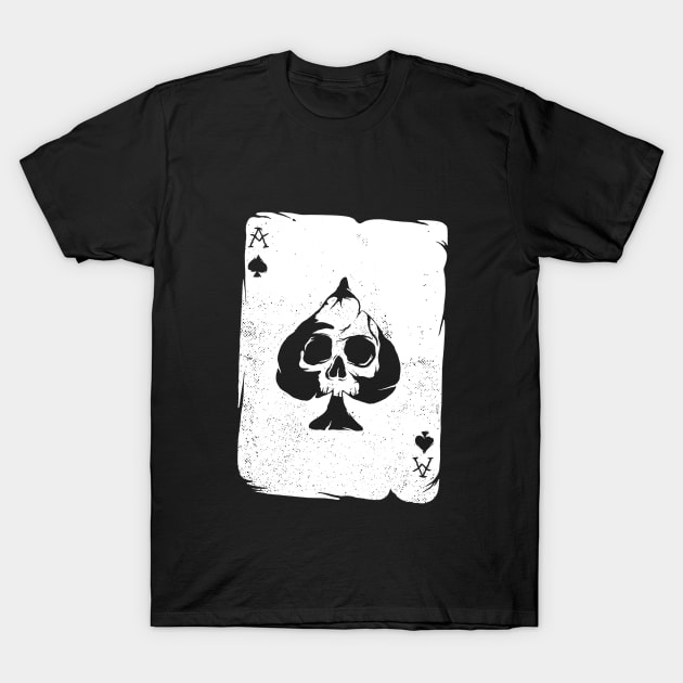 Ace of Spades T-Shirt by Tee Bone Studio